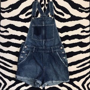 H&M Denim Shorts Overalls